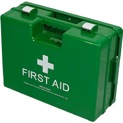 Large Deluxe Shatterproof ABS First Aid Case, Empty
