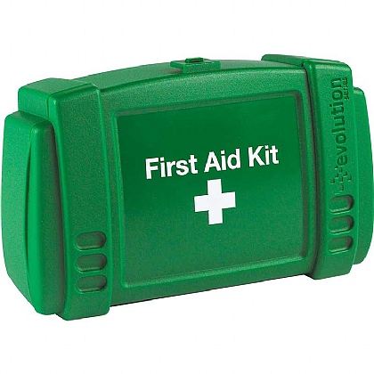 Small Evolution Green First Aid Kit Case, Empty