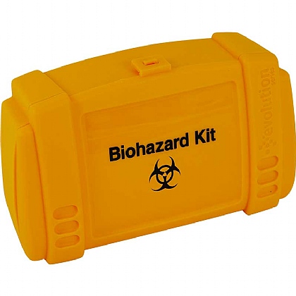 Small Evolution Yellow Biohazard Kit Case, Empty
