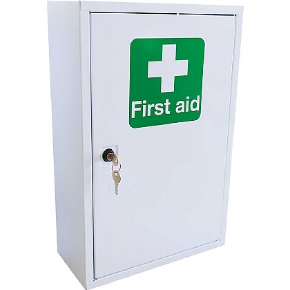 First Aid Metal Cabinet Single Door, Single Depth, Empty