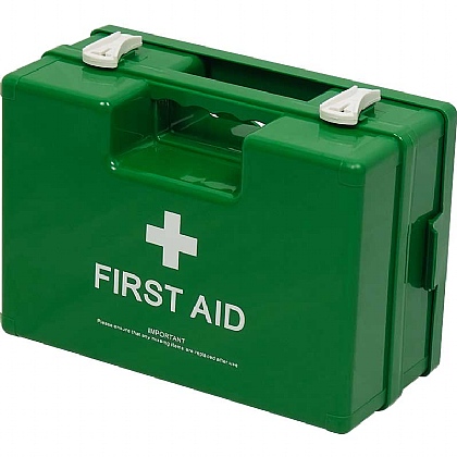 Small Deluxe Shatterproof ABS First Aid Case, Empty