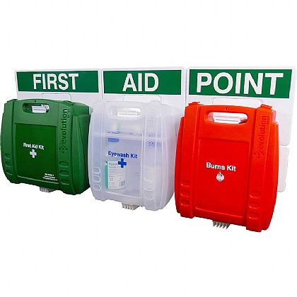 Evolution First Aid, Eye Wash and Burns Point (Large)