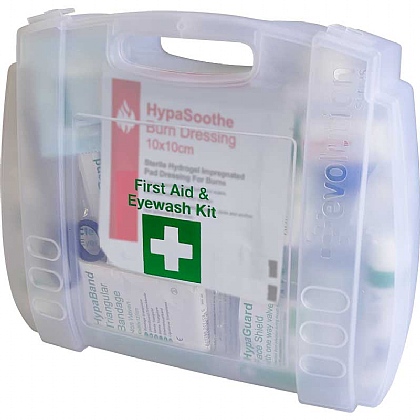 Evolution British Standard Compliant Small First Aid Kit & Eyewash