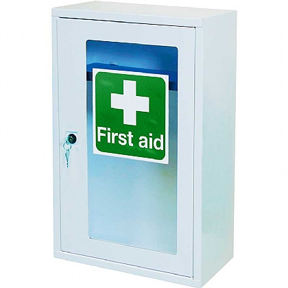 First Aid Clear Door, Single Depth Cabinet, Empty