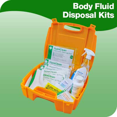 Biohazard Body Fluid Disposal Kits