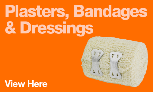 Plasters, bandages & dressings
