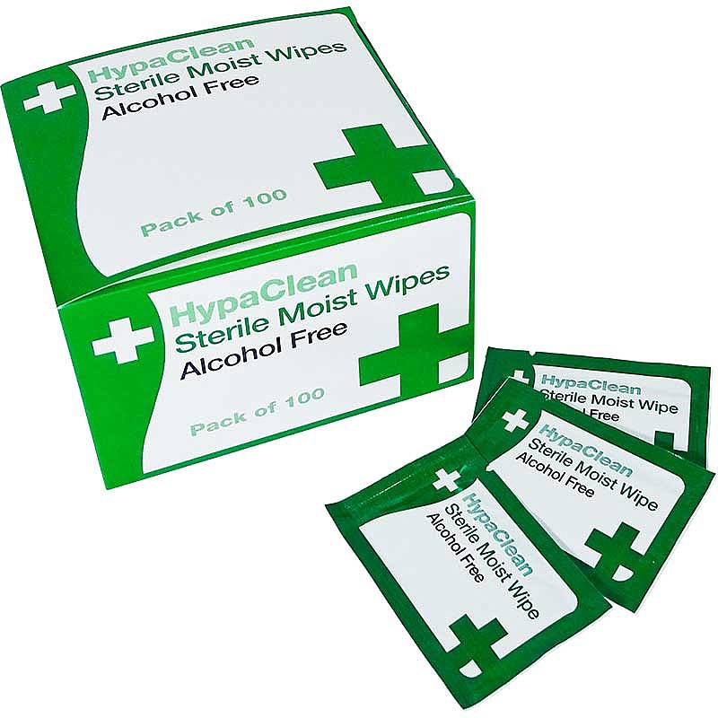 Atoking 100pcs/set 63cm Antiseptic Cleanser Pads Wipes Cleaning Sterilization First Aid Accessory