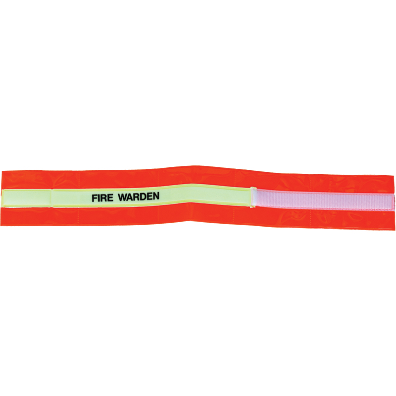 Fire Warden Fire Marshall First Aid Velcro Armband
