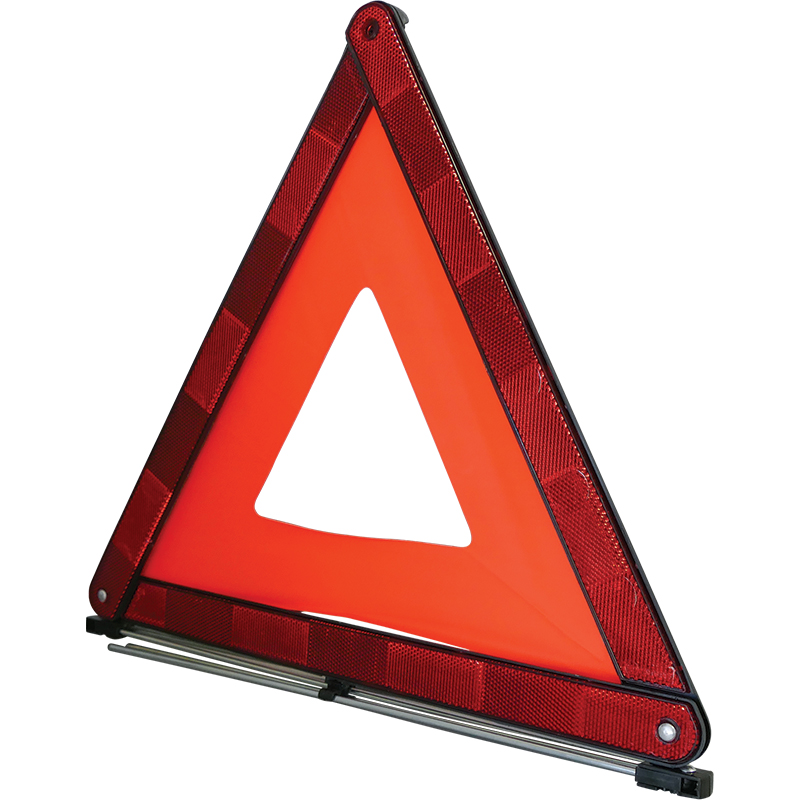 HypaDrive Safety Warning Triangle for Roadside Breakdowns Foldable Wind Tested with Case 