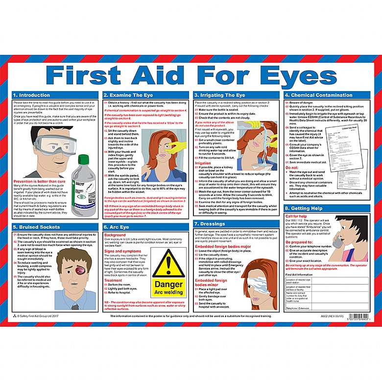 First Aid For Eyes Poster