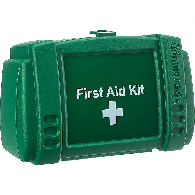 Small Evolution Green First Aid Kit Case, Empty