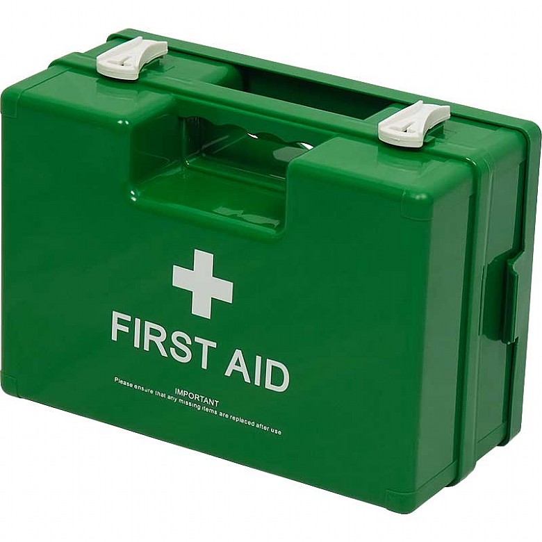 Small Deluxe Shatterproof ABS First Aid Case, Empty