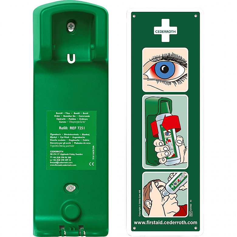 Wall Bracket for Cederroth Eye Wash Bottle, 500ml