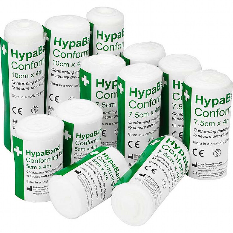 HypaBand Conforming Bandages, Assorted - Pack of 12