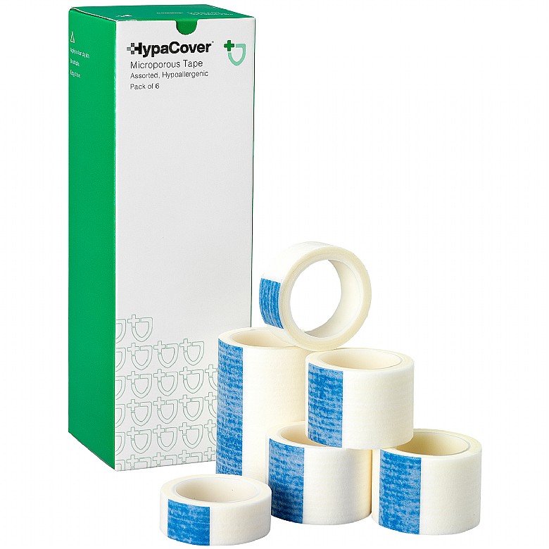 Microporous Tape, Assorted Sizes (Pack of 6)