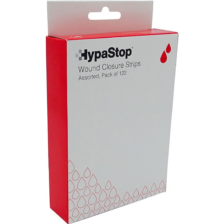 HypaStop Wound Closure Strips – Assorted Sizes (Pack of 122)