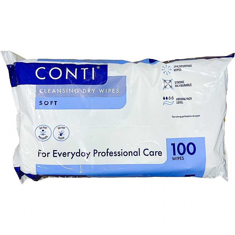 Conti Soft Large Wipes (Pack of 100)