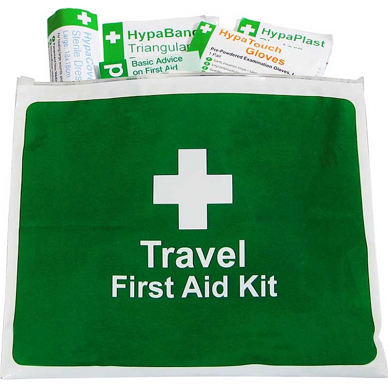 Off-Site First Aid Kit in Vinyl Wallet