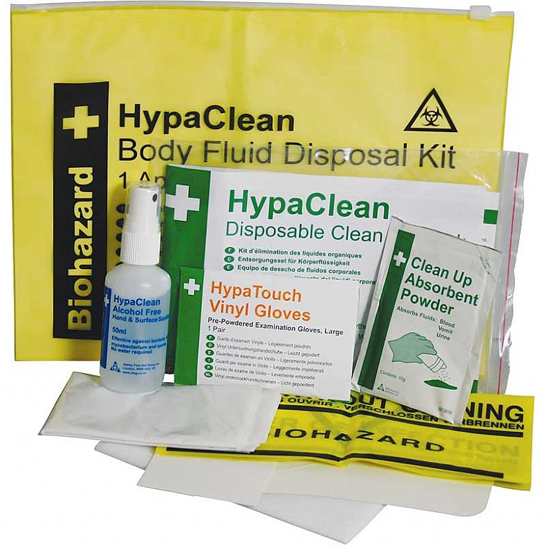 Body Fluid Disposal Kit, Wallet