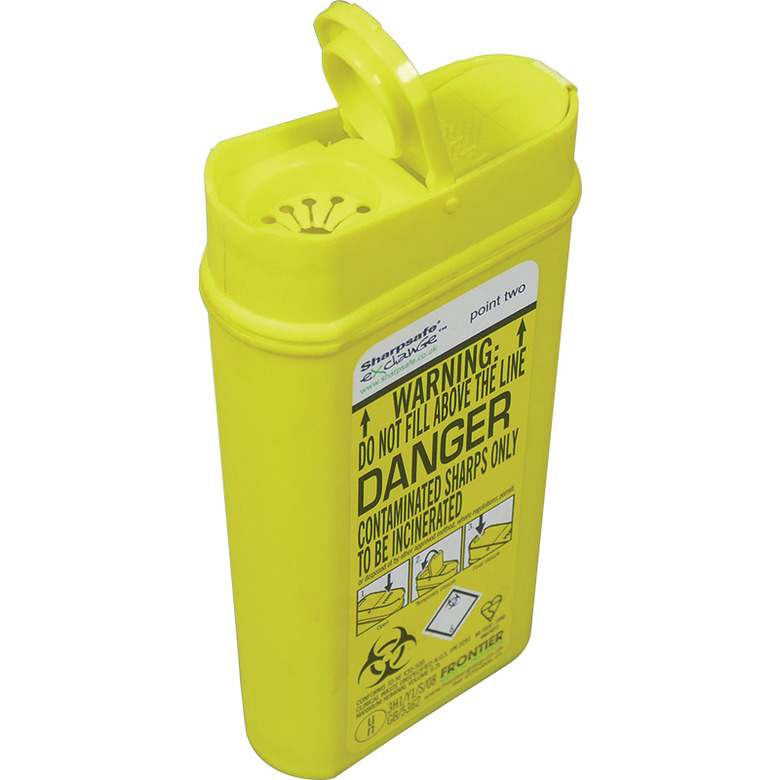 Sharps Needle Collector 0.2L Sharps Bins Safety First Aid