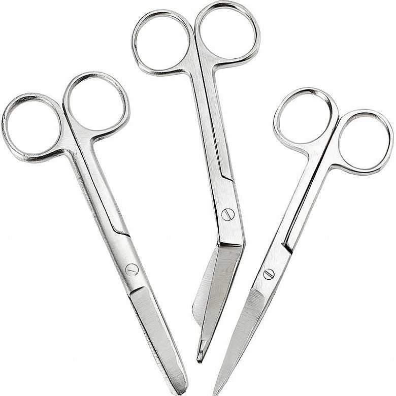 Assorted First Aid Scissors (Pack of 3)