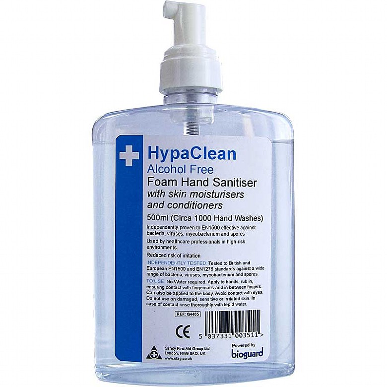 HypaClean Foam Hand Sanitiser, 500ml