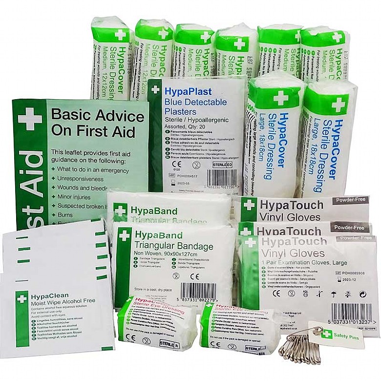 Catering First Aid Kit Refill 1-10 Persons