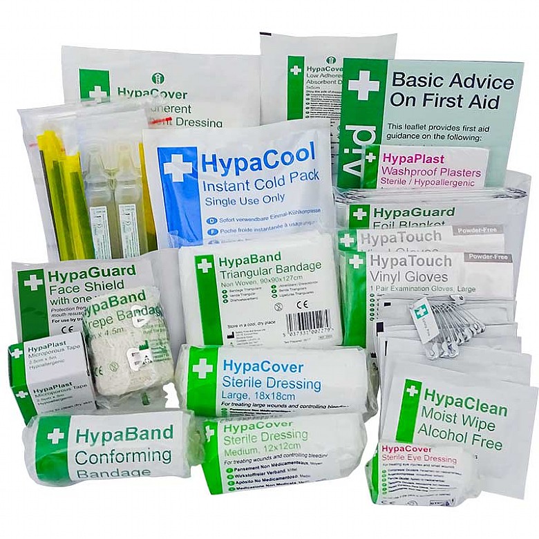 Compact Sports First Aid Kit Refill