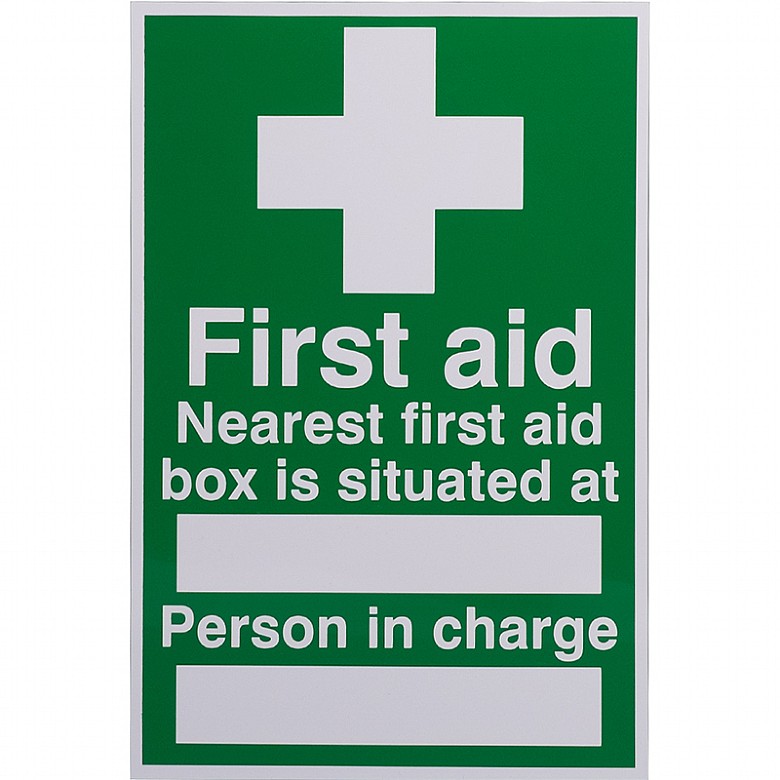 Nearest First Aid Kit Sign (20cm x 30cm)