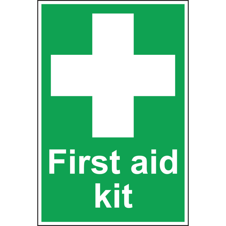 First Aid Kit Sign (20cmx30cm)
