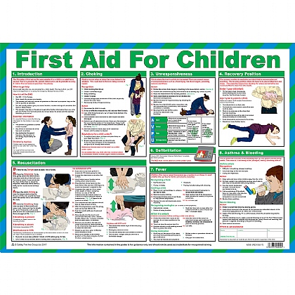 First Aid For Children Poster