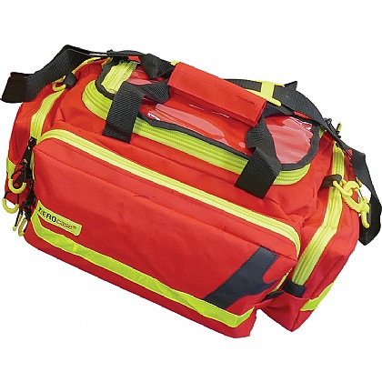 Empty Emergency Bag, Medium, Polyester, Red