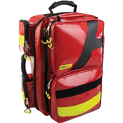 Emergency Backpack, X Large, PVC, Red