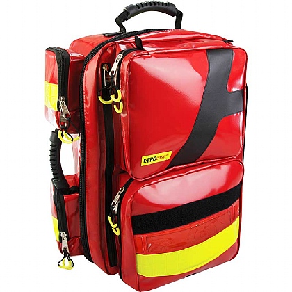 Emergency Backpack, X Large, PVC, Red