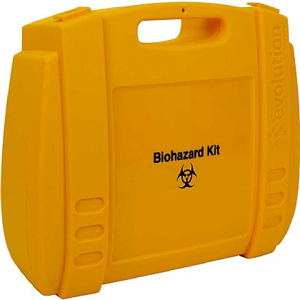 Large Evolution Yellow Biohazard Kit Case, Empty