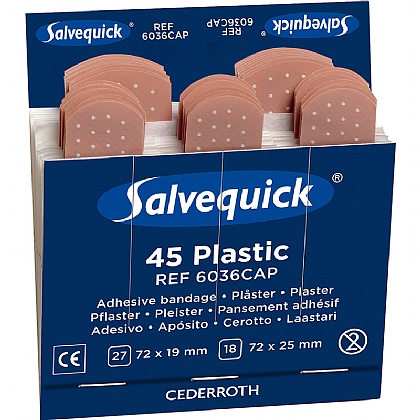Salvequick Plastic Plaster (Pack of 60)