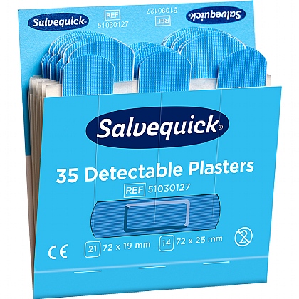Salvequick Blue Detectable Plaster