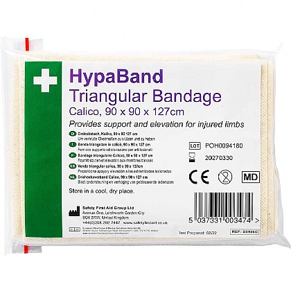 HypaBand Triangular Bandage, Calico, Non-Sterile