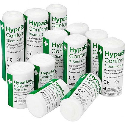 HypaBand Conforming Bandages, Assorted - Pack of 12