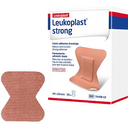 Leukoplast Strong Fabric Plasters, Fingertip (Pack of 50)