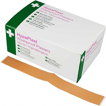 HypaPlast Pink Washproof Plasters, Finger Extension (Pack of 40)