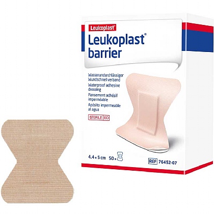 Leukoplast Barrier Waterproof Plasters, Fingertip (Pack of 50)