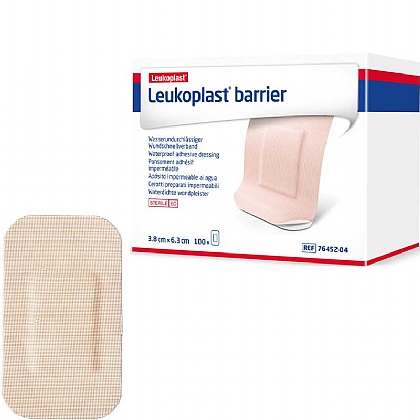 Leukoplast Barrier Waterproof Plasters, 6.3x3.8cm (Pack of 100)