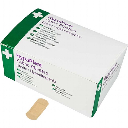 HypaPlast Fabric Plasters, 1.9x3.8cm (Pack of 100)