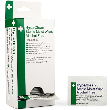 HypaClean Sterile Moist Wipe Dispenser (with 50 sterile moist wipes)