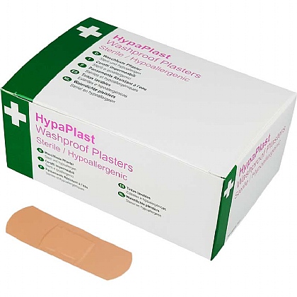 HypaPlast Pink Washproof Plasters, 7.2x2.5cm (Pack of 100)