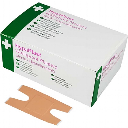 HypaPlast Pink Washproof Plasters, Knuckle (Pack of 100)