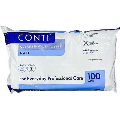 Conti Soft Large Wipes (Pack of 100)