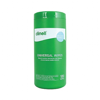 Clinell Universal Wipes - Tub of 100