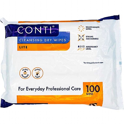 Conti Cleansing Dry Wipes (Lite)